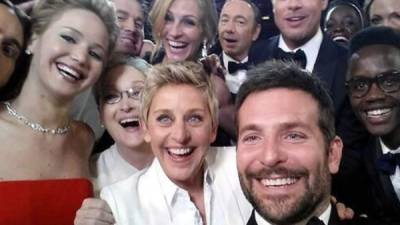 La selfie de los Oscar fue organizada por Ellen DeGeneres.