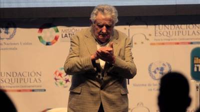 El expresidente de Uruguay, José Mujica durante el Foro Regional Esquipulas 2015. EFE