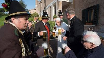 El Pontífice festejó su 88 cumpleaños en el Vaticano.