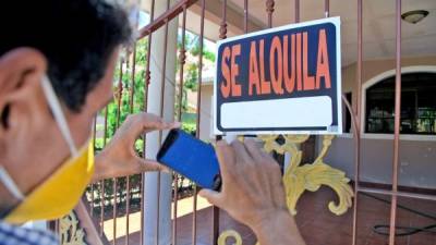 La oferta de alquileres ha aumentado en los últimos meses en San Pedro Sula. Foto: M. Cubas