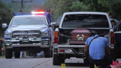 El crimen de los cuatro hombres fue medio kilómetro antes de llegar a Peña Blanca en la carretera que conduce a La Guama.