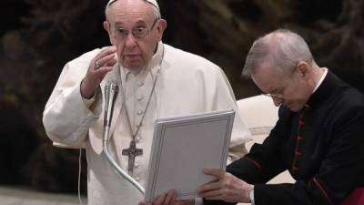 El Papa expresó sus puntos de vista ante los fieles reunidos para su audiencia general.