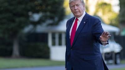 Trump culpó a los demócratas por la muerte de un padre salvadoreño y su hija en el río Bravo./AFP.