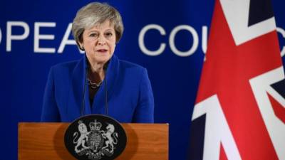 La primer ministra del Reino Unido, Theresa May. Foto: AFP