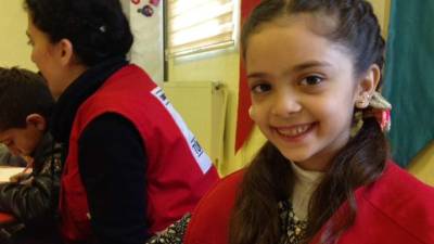 La niña vive en Turquía desde diciembre de 2016.