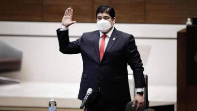 Alvarado negó que su Gobierno hubiese intentado espiar a la población./EFE.