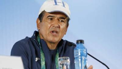 Jorge Luis Pinto en conferencia de prensa en Mineirao previo al duelo ante Nigeria por la medalla de bronce.
