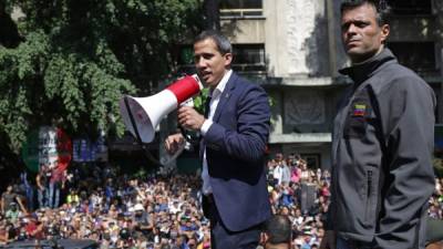 Leopoldo López lideró junto a Guaidó el alzamiento militar contra Maduro del martes pasado./AFP.