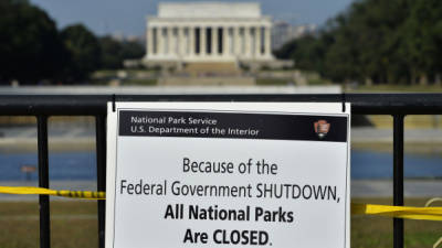 Estados Unidos suspendió sin goce de sueldo a unos 800 mil empleados desde el martes ante la falta de un acuerdo para aprobar el presupuesto del Estado federal. / AFP