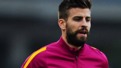 Gerard Piqué habló de la acuación arbitral en el partido Barcelona-Sporting de Gijón.