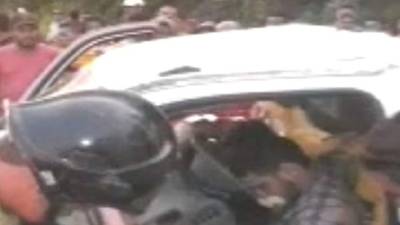 Imagen del accidente tomada del canal HCH.