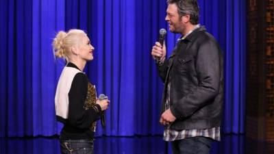 Gwen Stefani y Blake Shelton.