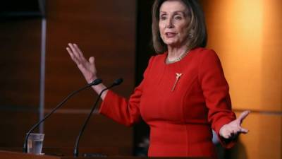 La jefa de la Cámara Baja de Estados Unidos, la demócrata Nancy Pelosi. Foto: AFP