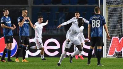 Ferland Mendy gritó a todo pulmón su golazo ante Atalanta.