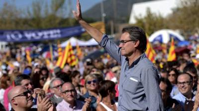 Artur Mas, presidente de Cataluña anunció la suspensión de la consulta independista programada para el próximo 9 de noviembre.