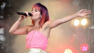 La cantante británica Lily Allen. AFP/Archivo