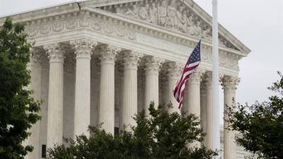 La Corte Suprema de Estados Unidos en Washington (EE.UU.), este 16 de mayo de 2022.