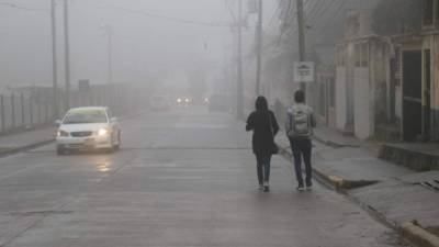 En Santa Rosa de Copán ya se experimentan las bajas temperaturas.