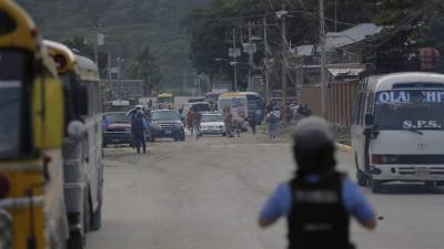 Los bulevares quedaron despejados de tomas a eso de las 4:30 pm.