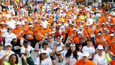 Personas disfrutando en una de las jornadas del Honduras Actívate. Foto: archivo/La Prensa