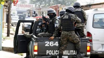 Una de las medidas que plantea EUA consiste en reducir el rol de los militares en las tareas de seguridad interna y fortalecer a la Policía Nacional.