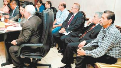 Sala. El proceso es en el Tribunal de Sentencia Anticorrupción.