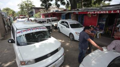 En San Pedro Sula hay más de cinco mil taxis y más de 70 puntos.