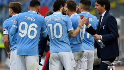 Lazio marcha en la séptima posición de la Serie A en lo que va de la temporada. Foto Facebook SS Lazio.