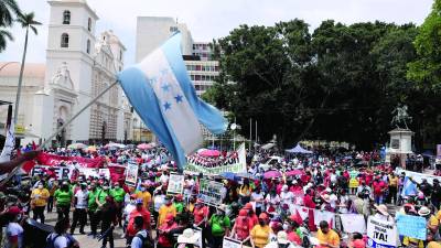 Mejores condiciones de trabajo es un punto de lucha de los trabajadores.