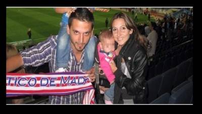 Jorge' Topo' López con su esposa Verónica Brunati, quien se enteró de su muerte a través de Twitter.