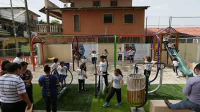 Los niños tendrán la oportunidad de recrearse en su comunidad.