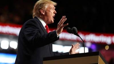 El magnate y candidato republicano a la presidencia de Estados Unidos, Donald Trump.