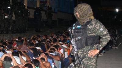 La Policía Militar está encargada del manejo del sistema penitenciario en Honduras.