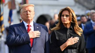 Melania Trump, primera dama de Estados Unidos, se volvió el centro de atención después del aniversario de los ataques del 11-S.