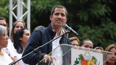 En la imagen, el líder opositor venezolano Juan Guaidó. EFE/Rayner Peña/Archivo