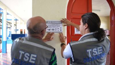 Las autoridades del Tribunal Supremo Electoral trabajaron en cada uno de los detalles para que no hayan imprevistos.