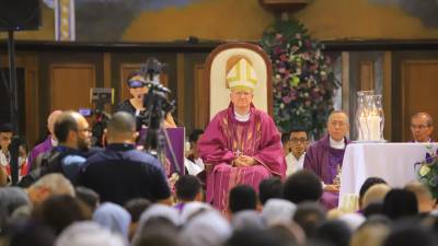 Monseñor Lenihan es el primer arzobispo que asume en la recién creada arquidiócesis de San Pedro Sula.