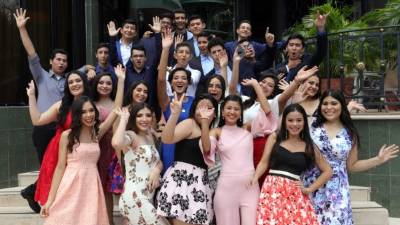 La promoción 2018 del Jardín, Escuela e Instituto Bilingüe Florencia.