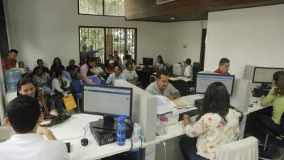 Oficina del IHTT en San Pedro Sula.