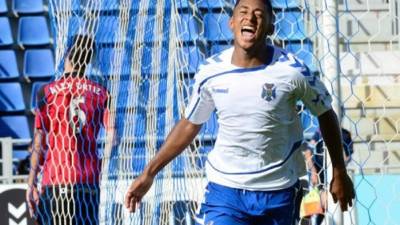 'Choco' Lozano es el goleador del Tenerife con cuatro dianas. Foto cortesía