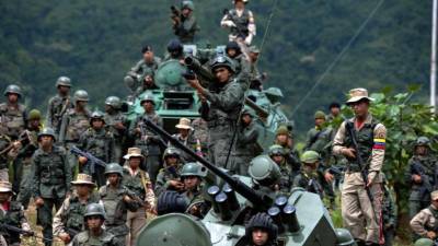 Miembros de la Guardia nacional venezolana. EFE/Archivo