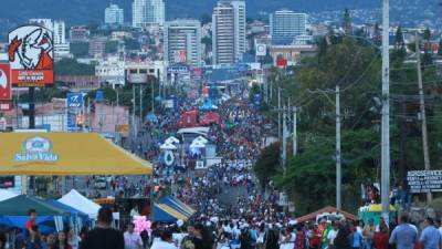 Celebraciones fueron en el bulevar Centroamérica en los últimos años.