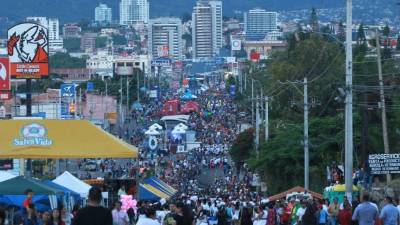 Celebraciones fueron en el bulevar Centroamérica en los últimos años.