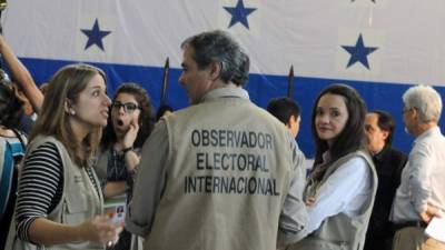 Representantes de varias ONG y organismos internacionales observarán el proceso electoral hondureño.