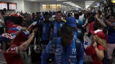 La Selección de Honduras llegó a Panamá bajo hostil ambiente. Foto Juan Salgado/Enviado Especial