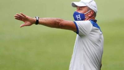 Miguel Falero es el entrenador de la Sub-23 de Honduras. Foto EFE.