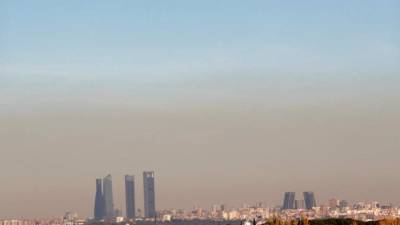 Vista de la contaminación en Madrid. EFE/Juan Carlos Hidalgo/Archivo