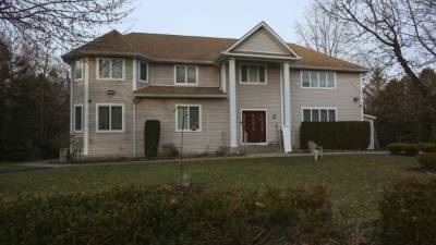 La casa del rabino Chaim Rottenbergin Monsey en Nueva York. Foto: AFP