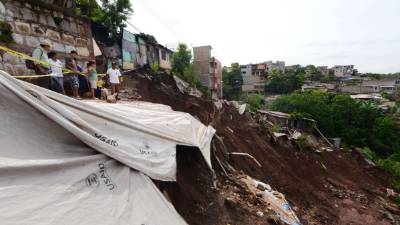 Las lluvias han dejado más de 300 familias afectadas en Honduras.
