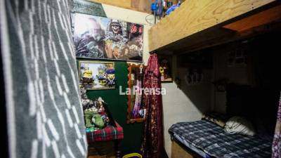 A pesar de las regulaciones, los internos tienen todas las comodidades en sus cuartos.